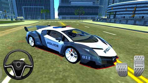 Lamborghini Police Sports Car Driver Simulator Android Gameplay 4707 Youtube