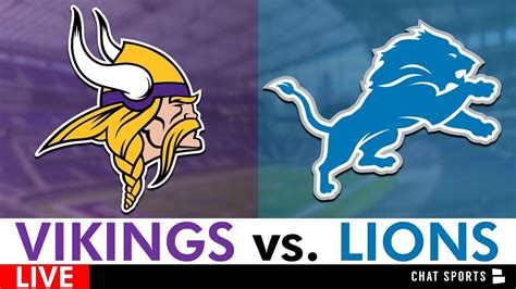 Vikings Vs Lions Live Streaming Scoreboard Play By Play Highlights