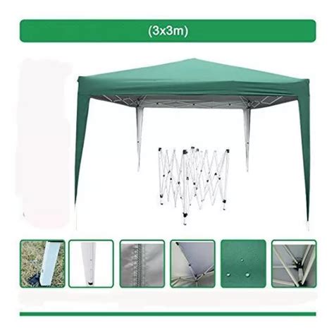 Gazebo Easy Set Plegable Portatil X Autoarmable Playa