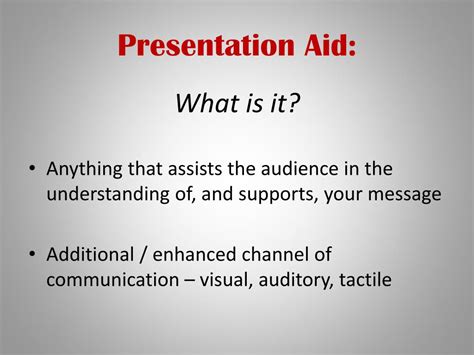 Ppt Presentation Aids Powerpoint Presentation Free Download Id1921198