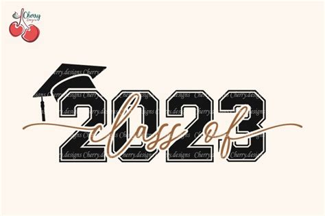 Class Of 2023 SVG, Graduation Cap 2023 SVG, University SVG