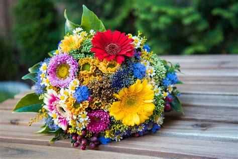Download Colorful Aesthetic Flower Bouquet Wallpaper