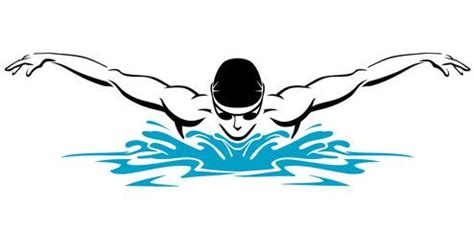 Butterfly Swimming Icon Athlete Silhouette Stock Vector Adobe Stock