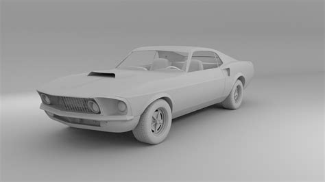 Artstation Ford Mustang 1969 Boss 429