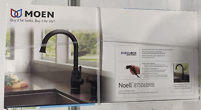 Moen 87506BRB Noell Single Handle Standard Kitchen Faucet With Side