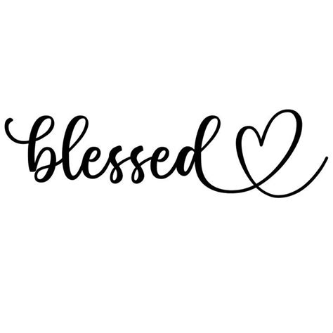 Blessed SVG, PNG, Blessed Heart, Blessed Door Sign, Digital Download ...