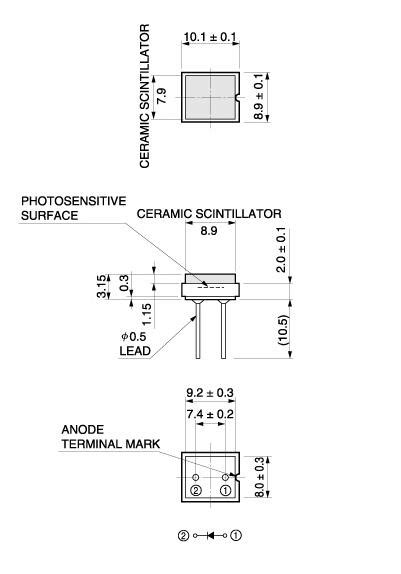 S8193 Si Photodiode Hamamatsu Made In Japan Beamq Laser