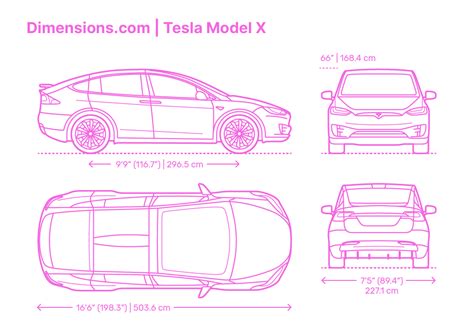 Tesla Model X Dimensions Mady Sophey