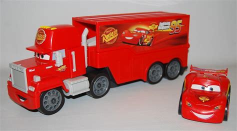 Disney Pixar Cars Shake N Go Mack And Lightning Mcqueen 1852722658