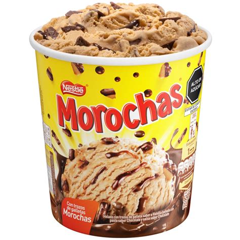 Helado Con Chocolate Y Trozos De Galleta Morochas Pote 1l Plazavea