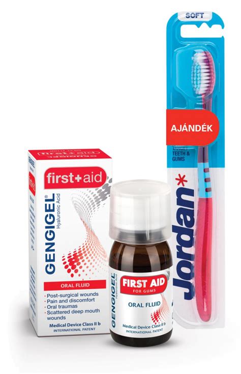 GENGIGEL FIRST AID szájöblítő folyadék ajándék fogkefe 50