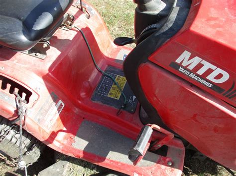 Yard Machines Mtd Riding Lawn Mower With Mower Deck Bodnarus Auctioneering