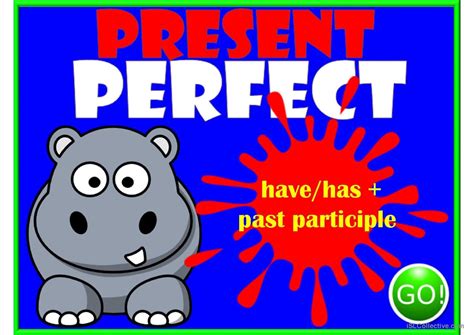 Present Perfect Game General Gramma English Esl Powerpoints