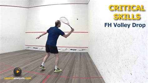 Critical Skills For Squash Fh Volley Drop Youtube