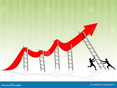 supporting weak economy stock vector illustration  artwork