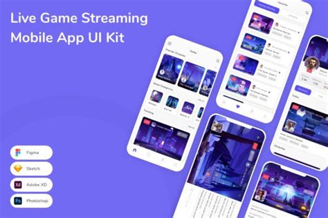 Music Player Mobile App Ui Kit Graphic By Betush Creative Fabrica