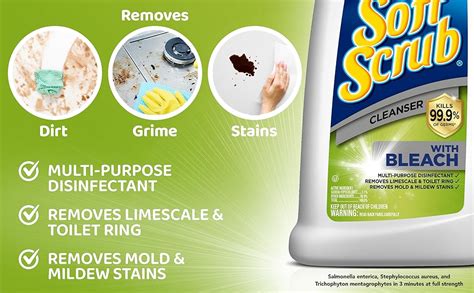 Soft Scrub Antibacterial Cleaner With Bleach Surface