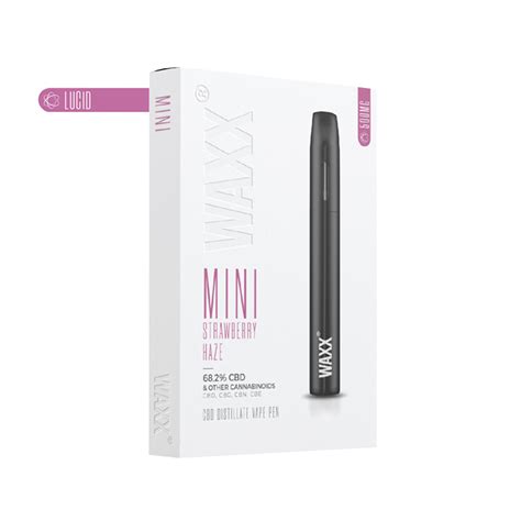 Waxx Mini Strawberry Haze Pana C Boutique Cbd Chanvre