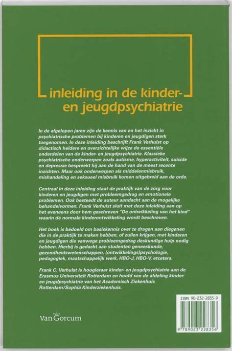 Bol Inleiding In De Kinder En Jeugdpsychiatrie 9789023228356