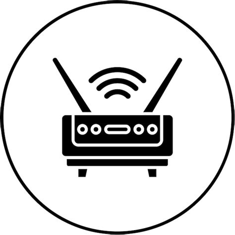 Premium Vector Wifi Router Icon