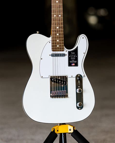 Fender American Ultra Telecaster Rosewood Fingerboard Arctic Pearl On Sale At Gutiar World