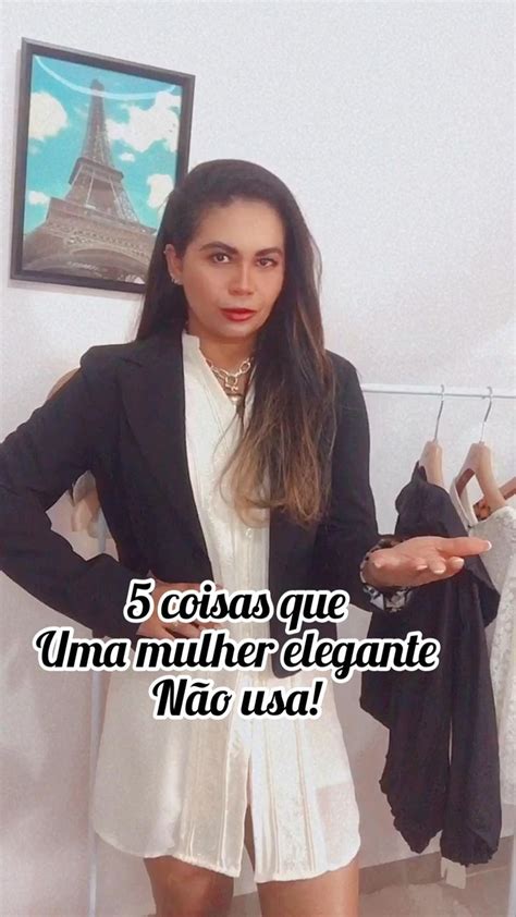 5 coisas que uma mulher elegante não usa