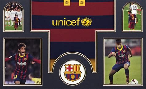 Neymar Jr Autographed Framed Barcelona Jersey The Stadium Studio