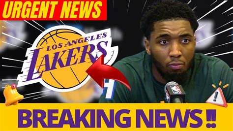 WHAT AN AMAZING NEWS DONOVAN MITCHELL ANNOUNCED AT LAKERS JUST