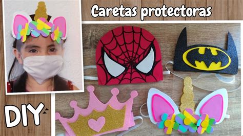 C Mo Hacer Una Careta Protectora Facial Para Ni Os Unicornio