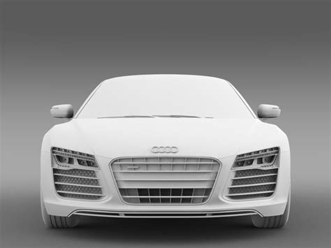 Audi R8 V10plus 2013 Model 3D 129 Ma 3ds C4d Fbx Lwo Max Obj