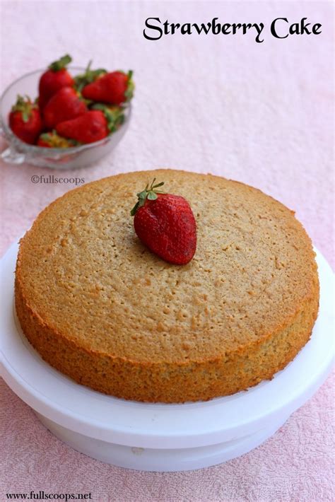 Strawberry Cake Full Scoops A Food Blog With Easysimple And Tasty