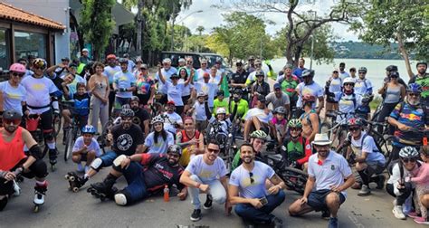 PASSEIO CICLÍSTICO PROMOVIDO PELO DETRAN MG FAZ SUCESSO EM LAGOA SANTA