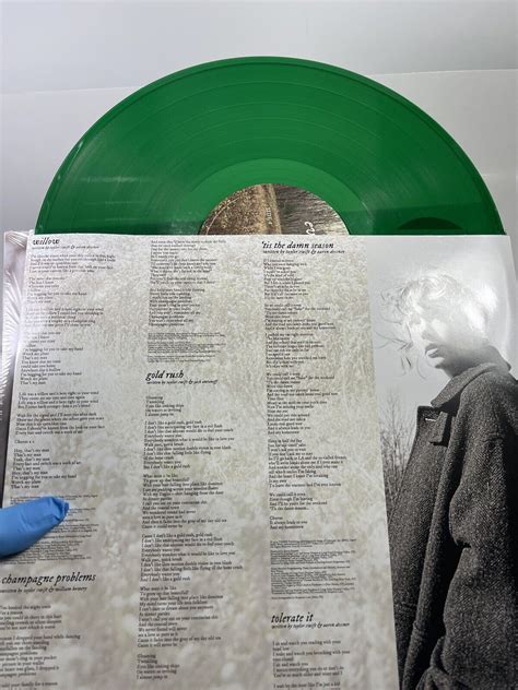 Taylor Swift Evermore Vinyl 2xlp New Translucent Green Album