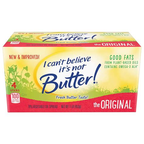 Unilever I Cant Believe It Is Not Butter Sticks 16 Oz