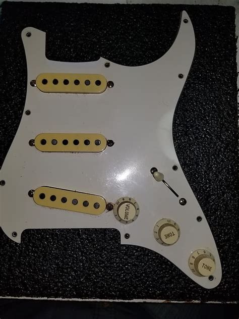 Fender Stratocaster Loaded Pickguard Original Reverb