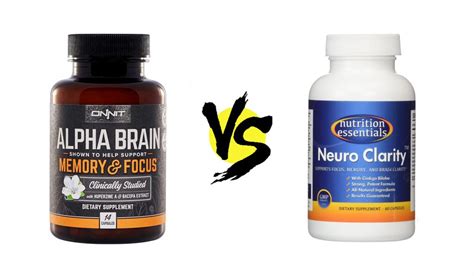 Neuro Clarity vs. Alpha BRAIN - Nootropic Geek