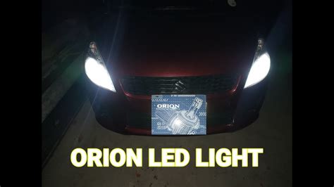 Unboxing Installation And Testing Of Orion Sigma H4 Led Bulb In Suzuki