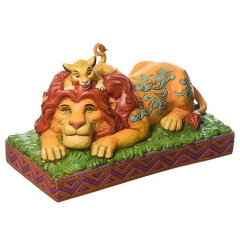 Figura Disney Simba Y Mufasa Libro Enesco El Rey Le N Wefreak