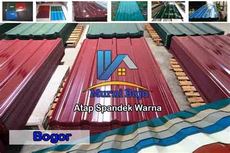 Harga Atap Spandek Warna Parung Panjang Per Meter Terbaru Murni Baja