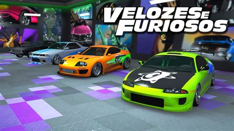 Carros Da Franquia Velozes And Furiosos No Gta 5 Online Youtube