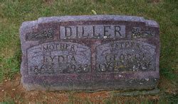 Lydia F Brenneman Diller M Morial Find A Grave