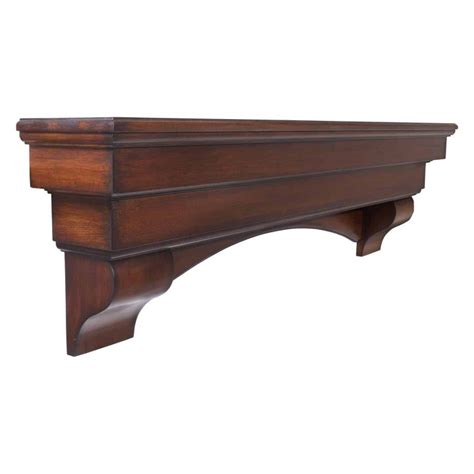 Pearl Mantels Auburn Traditional Fireplace Mantel Shelf