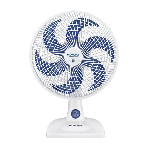 Ventilador de Mesa Mondial 30 Cm Branco Credimóveis Novolar