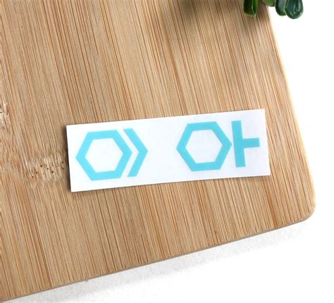 Tron Iso Symbol Male And Female Transparent Vinyl Sticker Water Bottle