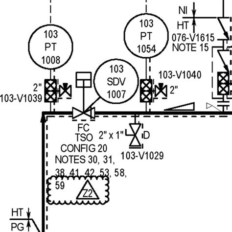 Example of a process and instrumentation diagram (P&ID) | Download ...