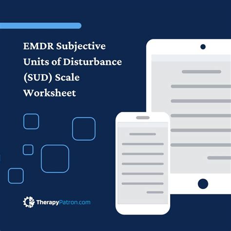 Emdr Subjective Units Of Disturbance Sud Scale Worksheet Editable