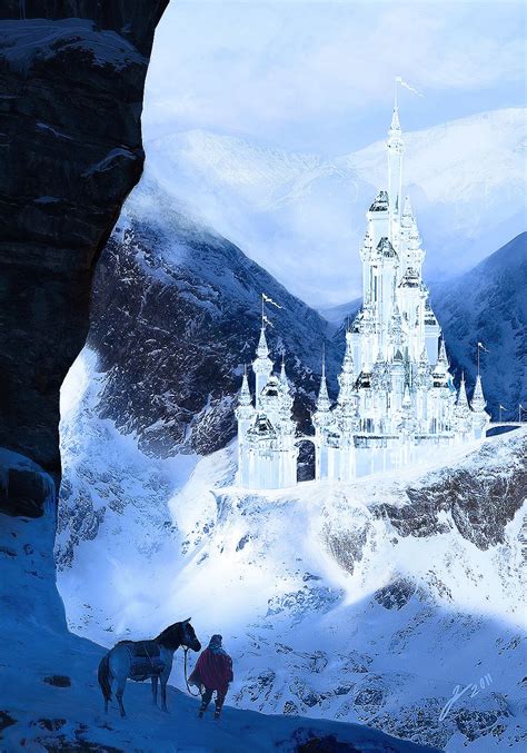 Crystal Ice Palace Crystal Castle Worldbuilding Mount Everest We