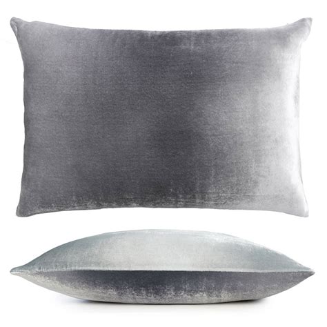 Two Tone Ombre Velvet Pillow By Kevin O Brien The Linen Tree