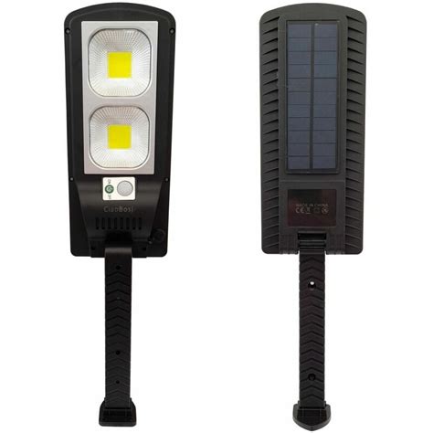 Faro Lampione Stradale Pannello Solare Fotovoltaico Sensore W Led