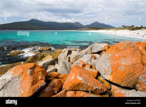 Wineglass Bay Tasmania Stock Photo Alamy